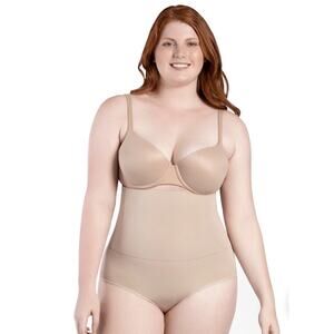 Brand New Curveez Women's Size Medium Nude Signature Control High Waisted brief